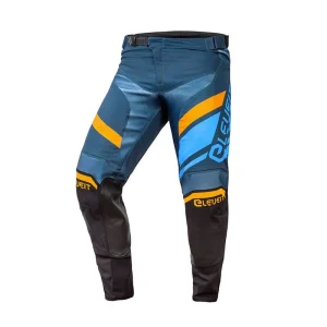ELEVEIT MOTOBOOTS - Pantaloni X-LEGEND - Blu/Arancio