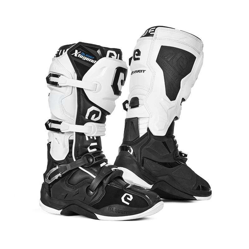 ELEVEIT MOTOBOOTS - X LEGEND - Stivali Moto Nero Bianco - immagine 2