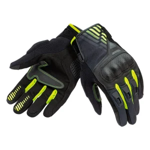 TUCANO URBANO - STACCA - Guanti Estivi Nero Giallo Fluo