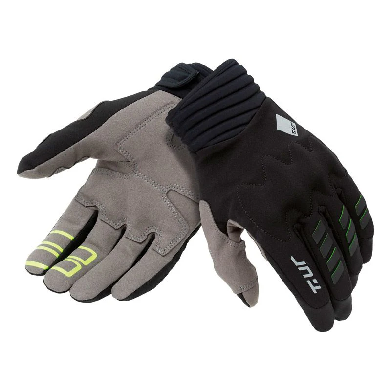 T.UR - G-SIX PRO - Guanti Invernali Nero Giallo Fluo CE EN 13594:2015 - immagine 2