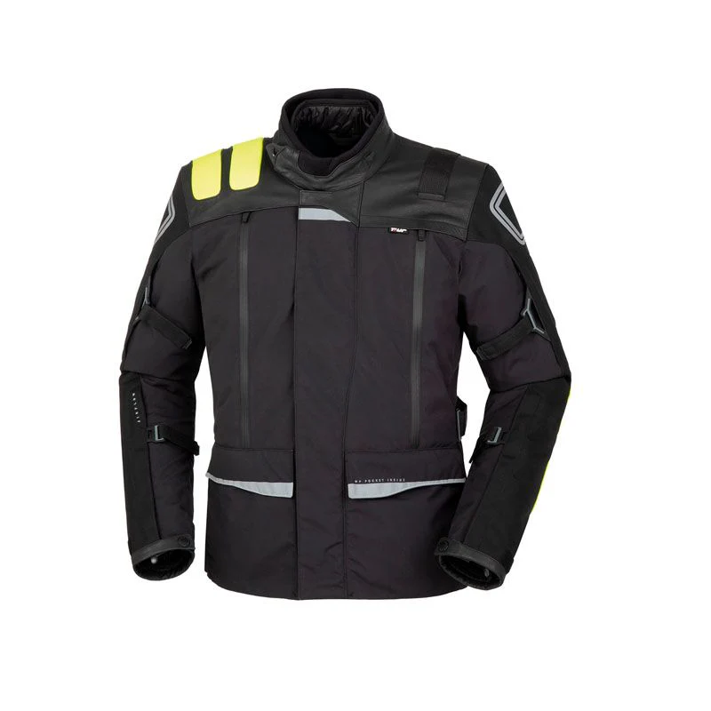 T.UR - J-ONE - Giacca Invernale Black Yellow Fluo - immagine 2