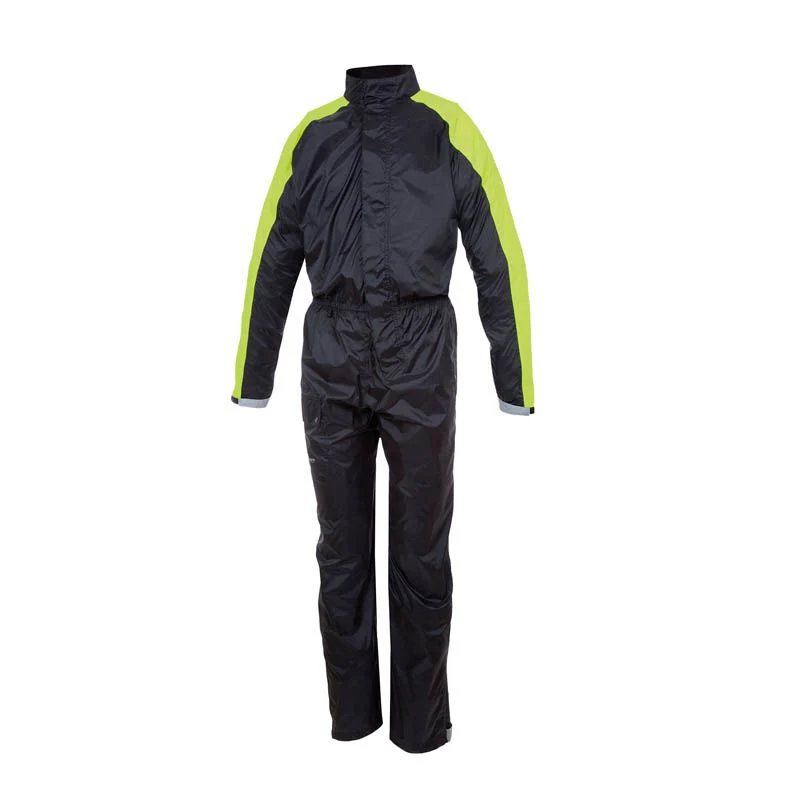 TUCANO URBANO - Tuta NANO PLUS - Nero Giallo Fluo Impermeabile - immagine 2