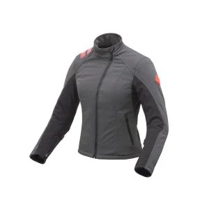 T.UR - PODIUM HYDROSCUD LADY - Giacca Softshell Impermeabile Antracite-Nero