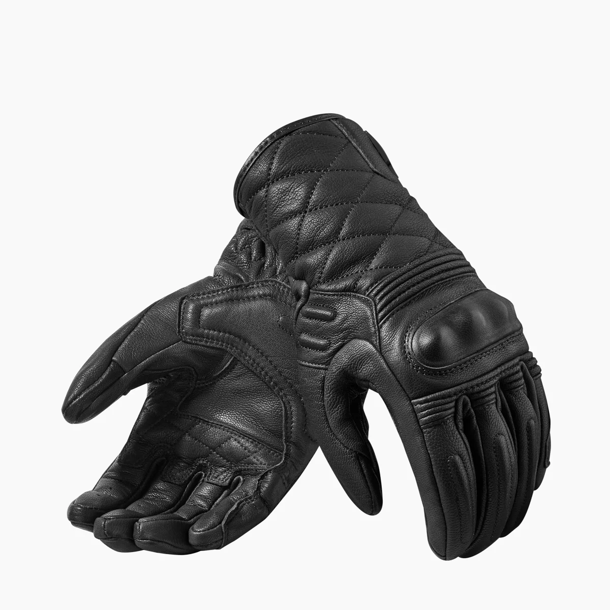 Rev'It! FGS112 Monster 2 Lady – Guanti Moto Donna Estivi in Pelle Neri - immagine 2