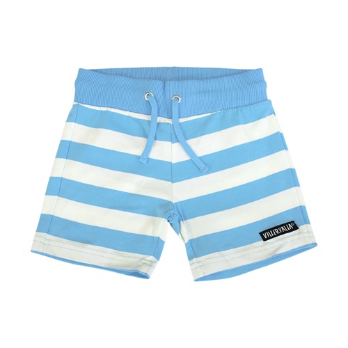 Pantaloncini a righe azzurro Aqua ***ULTIMA TAGLIA 74 CM*** - immagine 2
