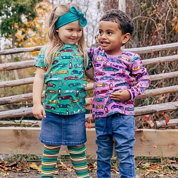 Leggings rib righe verdi Cypress - immagine 3