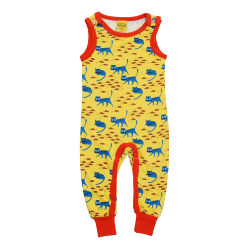 Salopette gialla Gatti Cats