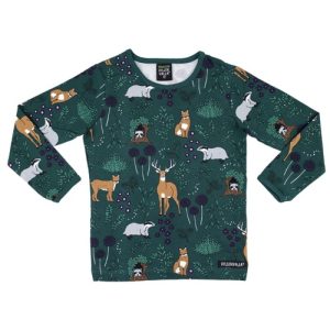 Maglietta manica lunga Winter Forest verde ***ULTIMA TAGLIA 122 CM***