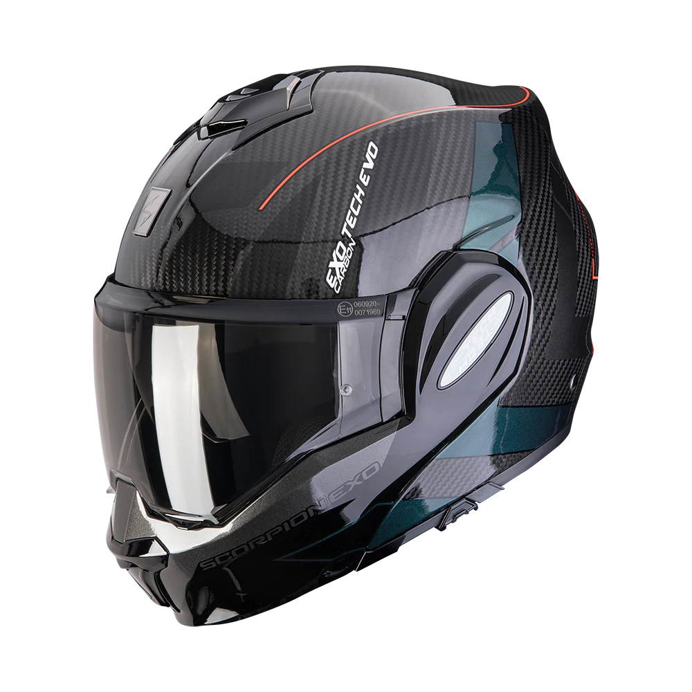 Scorpion EXO-TECH EVO CARBON Casco Moto Modulare - immagine 3