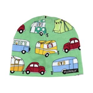 Cappello in cotone Camping verde
