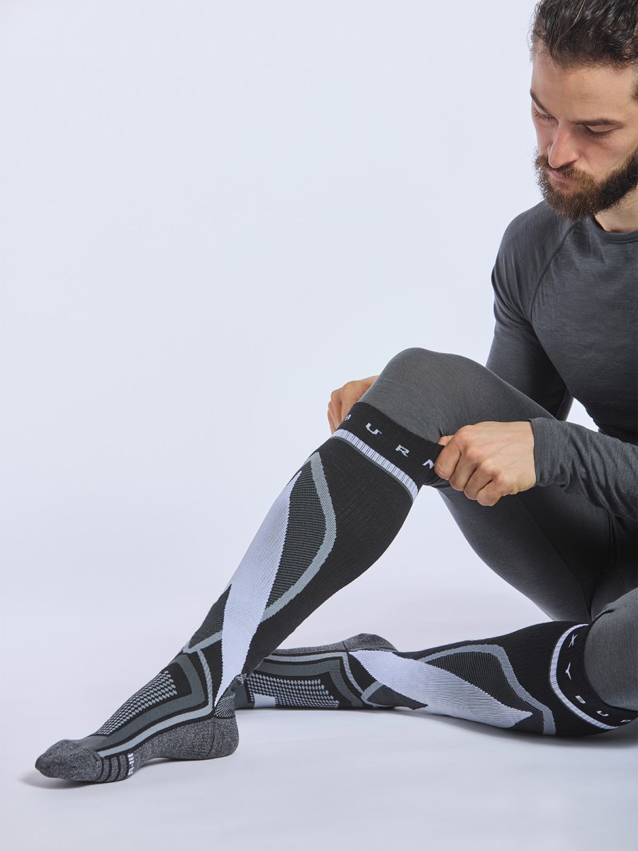 Calza knee-high compressione media sci merino/polipropilene | TOUCH 1579 - immagine 4