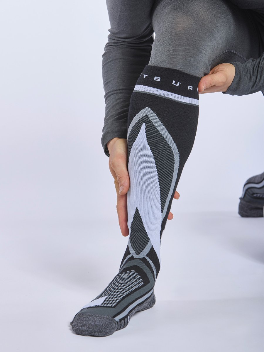 Calza knee-high compressione media sci merino/polipropilene | TOUCH 1579 - immagine 5