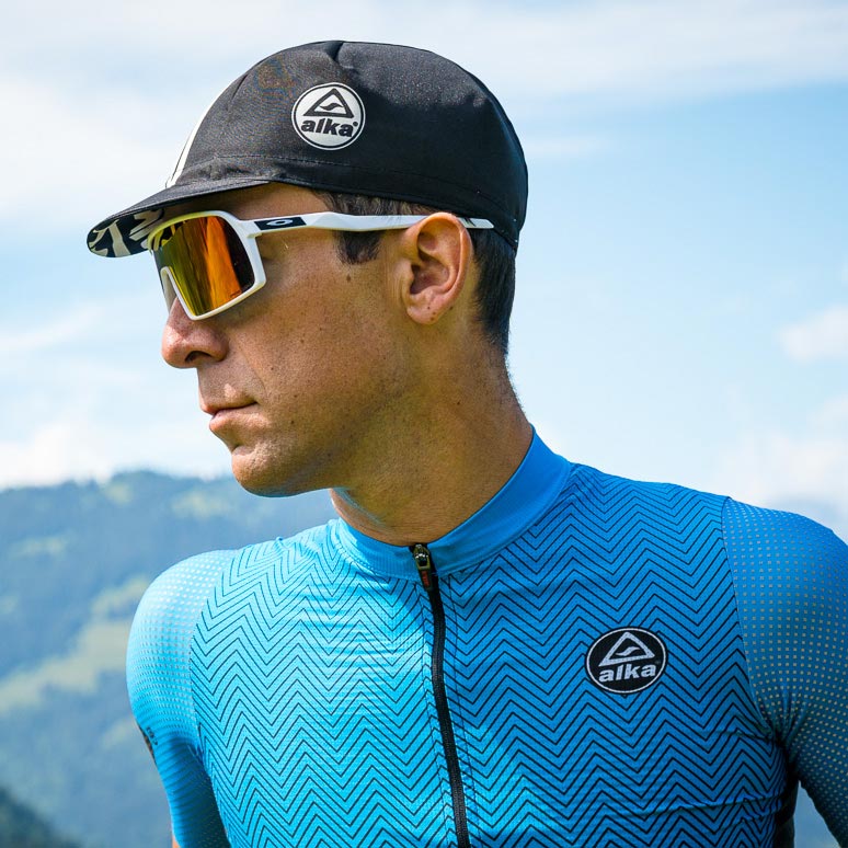 ACCESSORI CAPPELLINO CICLISTA CON FASCIA CENTRALE NEW TELA - immagine 6