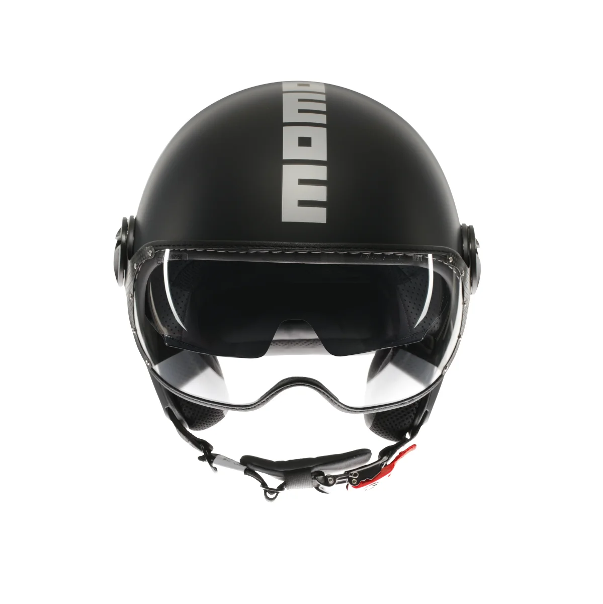 Casco Moto Jet FGTR EVO Nero Opaco / Argento con doppia visiera E2206 - immagine 3