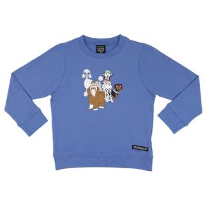 Felpa cani Funky dogs blu