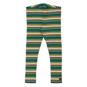 Leggings rib righe verdi Cypress
