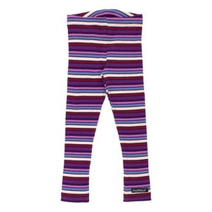 Leggings rib righe viola Grape