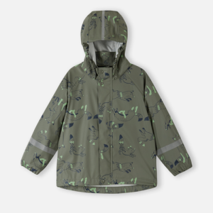 Giacca da pioggia impermeabile Volpe verde