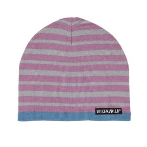 Berretto pile a righe rosa Smoothie/grigio Fossil