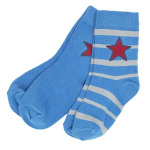 Calzini 2-pack blu Sky/grigio Fossil