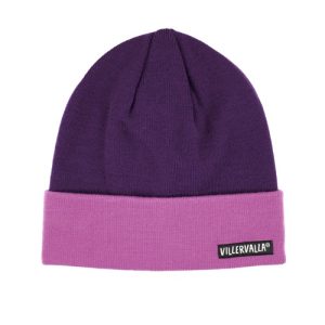 Cappello in pile viola