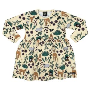 Abito manica lunga Winter Forest beige