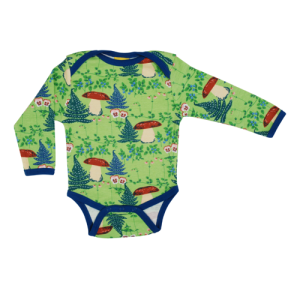 Body manica lunga Linnaea verde lime