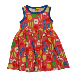 Abito smanicato rosa Orto Harvest