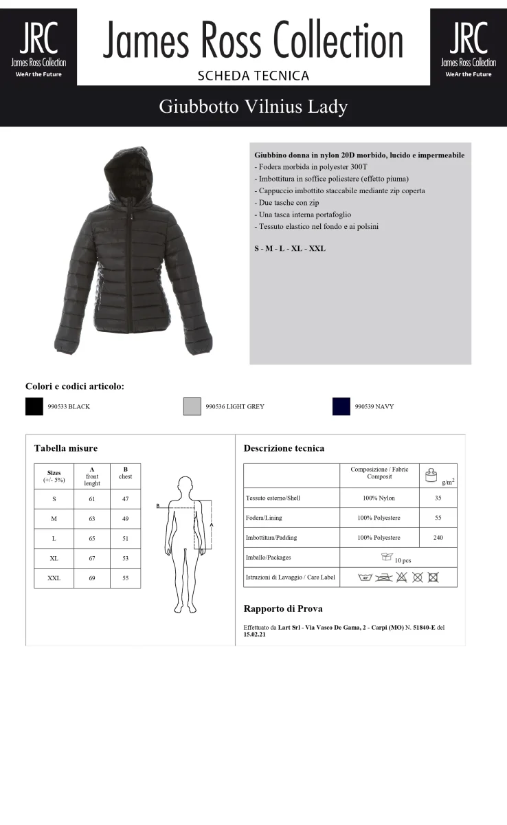 GIACCA IMBOTTITA JRC VILNIUS LADY DONNA - immagine 6