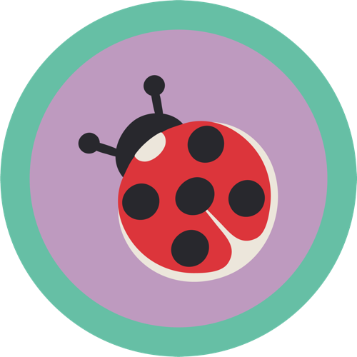 Leggings Coccinella lilla – Ladybug - immagine 3