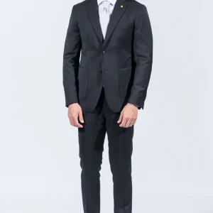 ABITO DROP7 TELA LANA MARZOTTO TASCHE A TOPPA