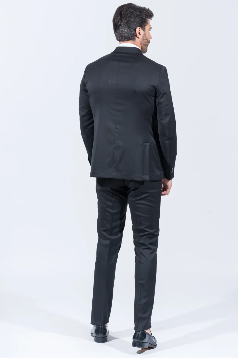 ABITO DROP7 TELA LANA MARZOTTO TASCHE A TOPPA - immagine 7