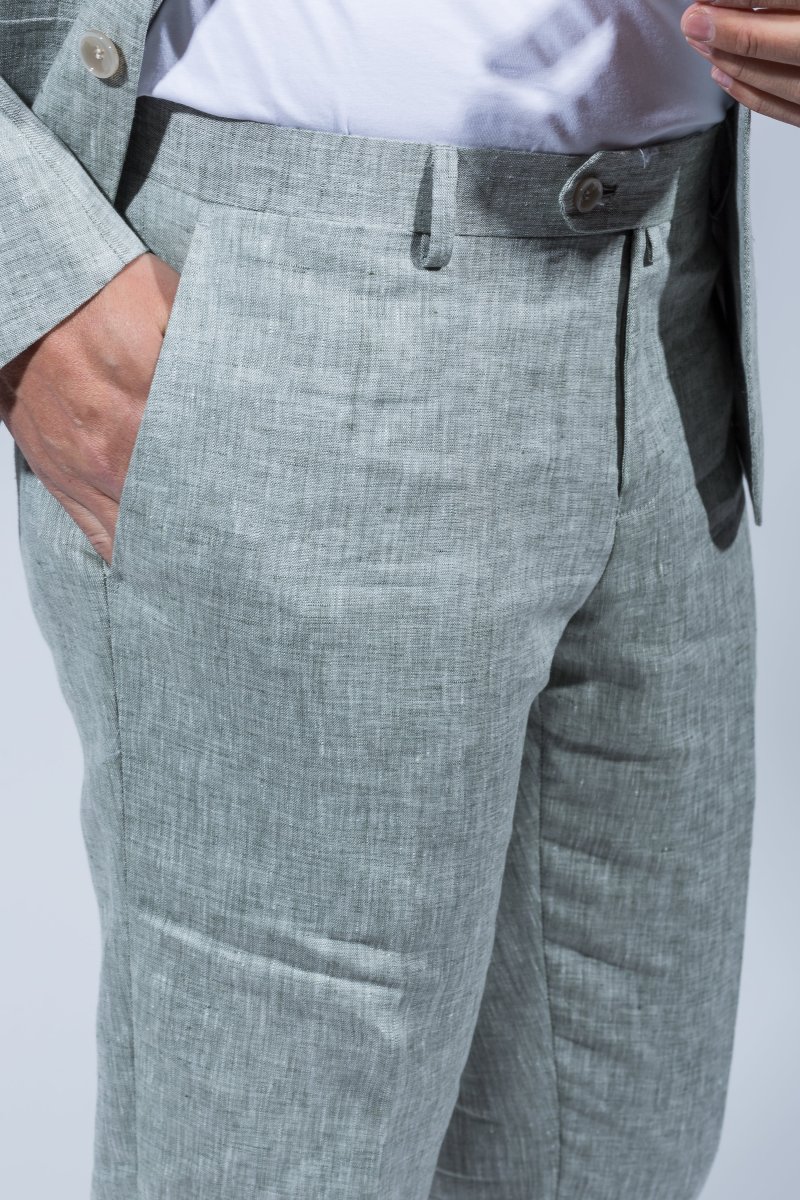 ABITO 100% LINO DROP7 - immagine 9