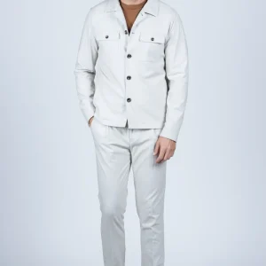 ABITO OVERSHIRT COLLO CAMICIA PANTALONE CON MOLLA