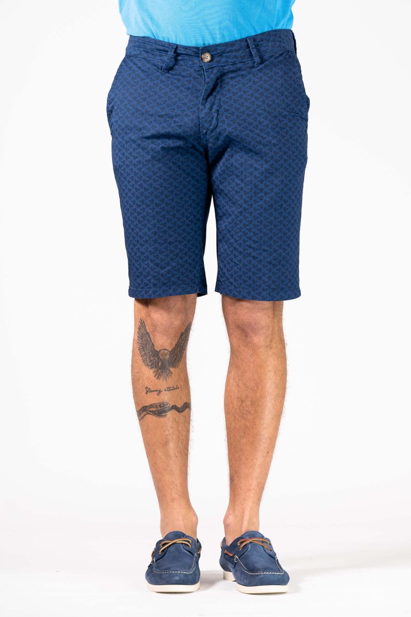 BERMUDA GABARDINA STAMPATO - immagine 6