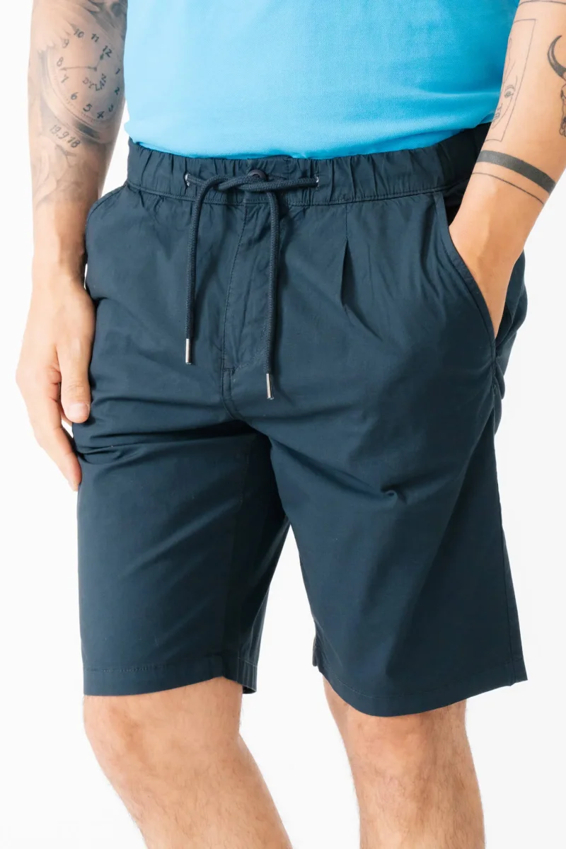 BERMUDA COTONE CON ELASTICO TESSUTO PARA' - immagine 4