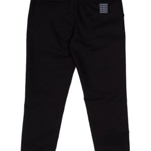 BIKKEMBERGS KIDS pantalone nero con tasche e coulisse elatico alle caviglie BK1153