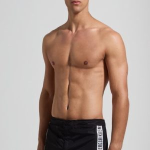 BIKKEMBERGS Boxer mare uomo inserto tape BKK25MBS01 nero BLACK