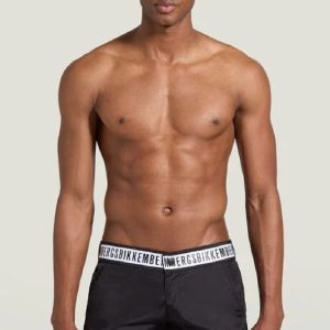 BIKKEMBERGS boxer mare da uomo tape black