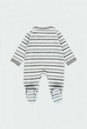 BOBOLI Tutina ciniglia a righe per neonati 103059 LISTATO - immagine 6