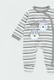 BOBOLI Tutina ciniglia a righe per neonati 103059 LISTATO - immagine 7