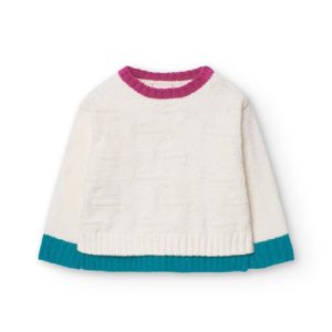 BOBOLI Maglione in tricot per neonato bianco OFF WHITE