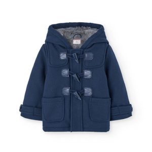 BOBOLI cappotto montgomery blu da bambino MARINAIO