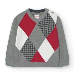 BOBOLI Maglione in maglia per neonato 719355 GRIGIO