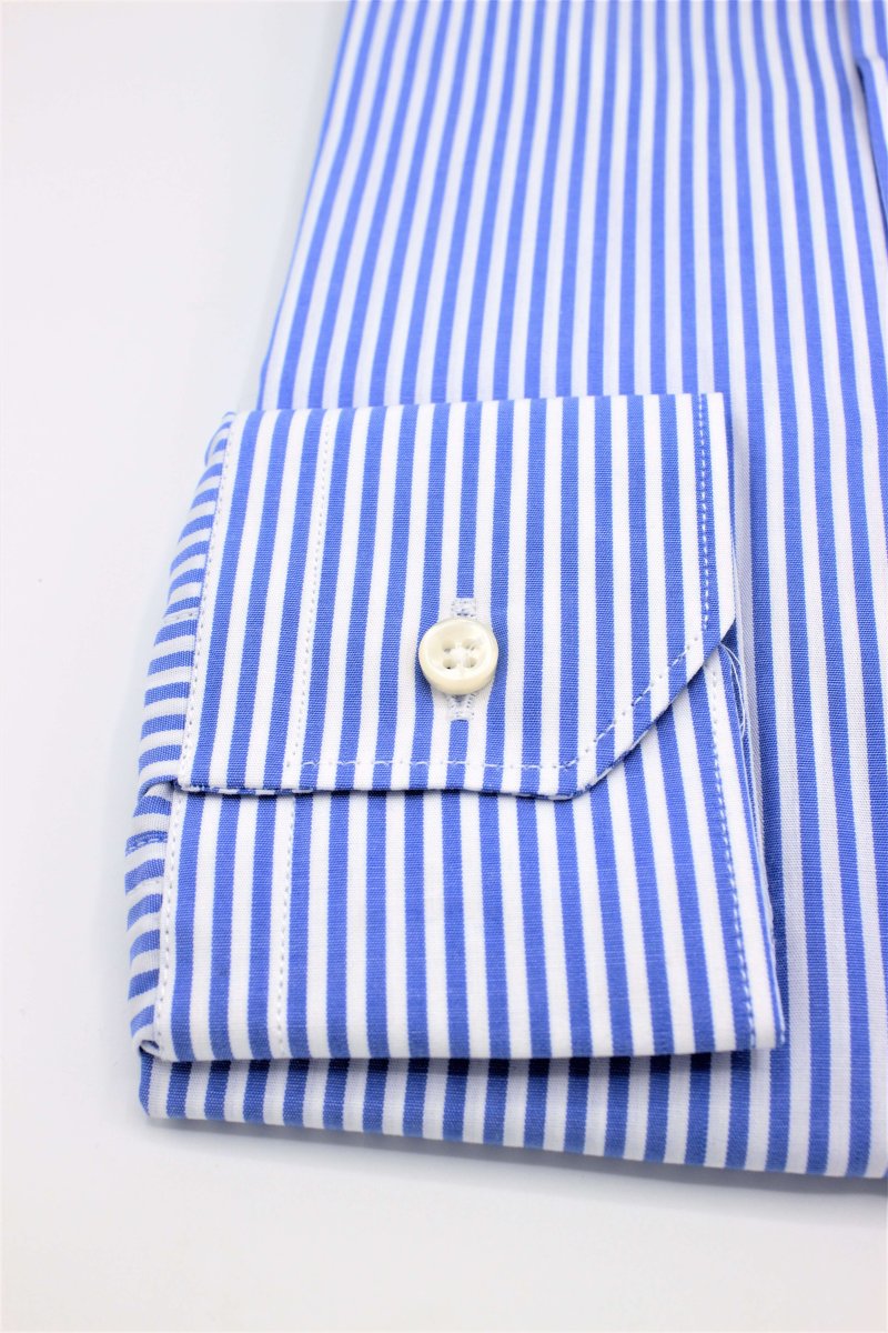 CAMICIA CENTOUNO 137-100% COTONE-CON RIPRESE - immagine 4