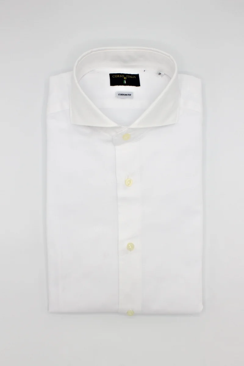 CAMICIA OXFORD COLLO FRANCESE CON RIPRESE - immagine 5