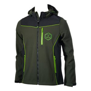 GIACCA SOFTSHELL CINGHIALE VERDE FLUO