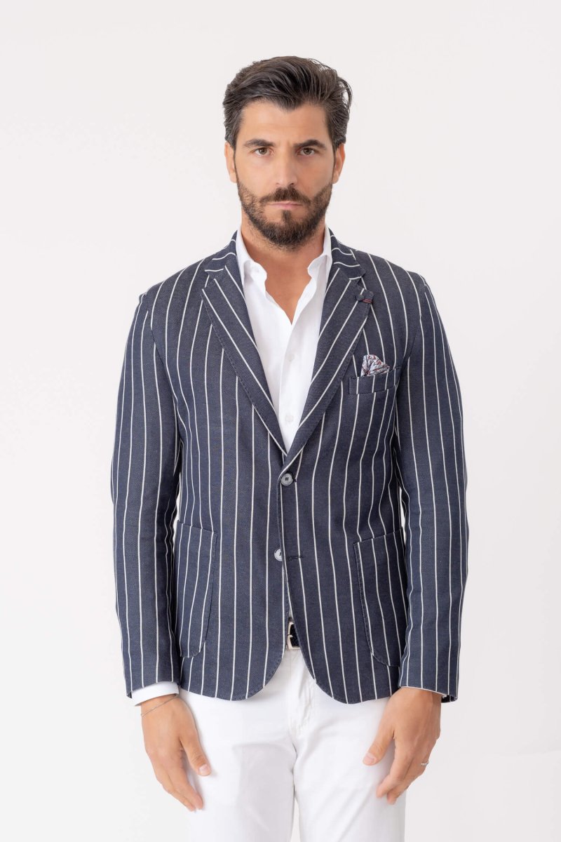 GIACCA SENZA SPALLINE JERSEY GESSATA MISTO COTONE - immagine 9