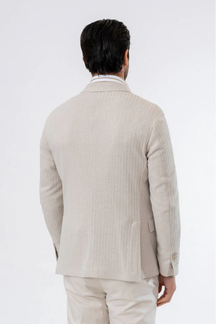 GIACCA MISTO COTONE LAVORATA - immagine 5