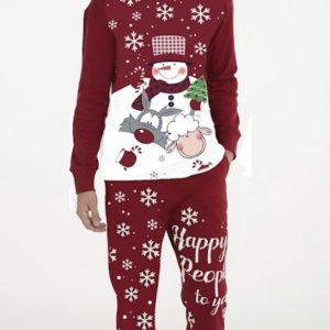 HAPPY PEOPLE pigiama girocollo uomo 5568